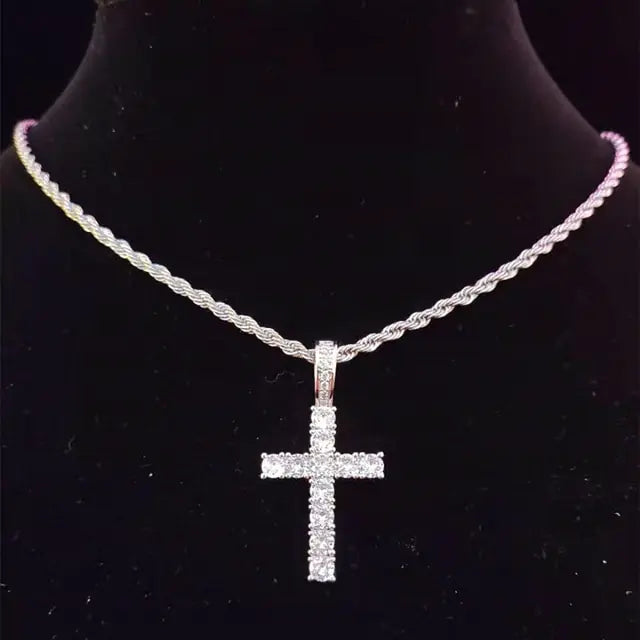 Cross Pendant & Necklace