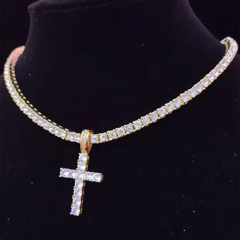 Cross Pendant & Necklace