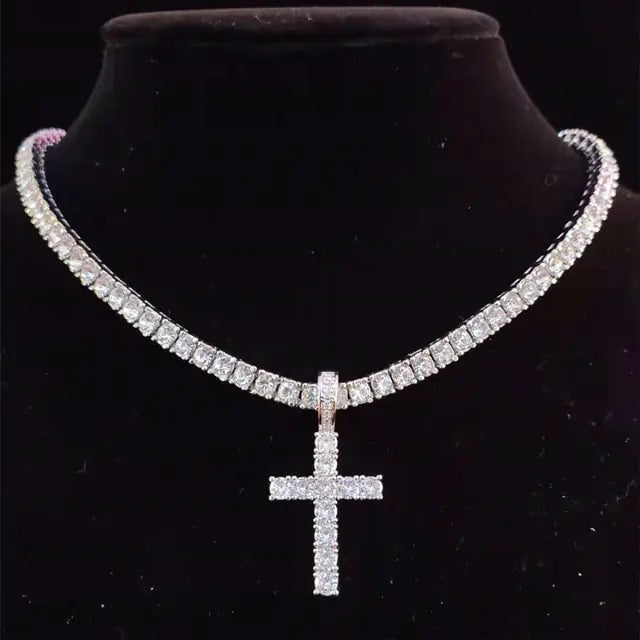 Cross Pendant & Necklace